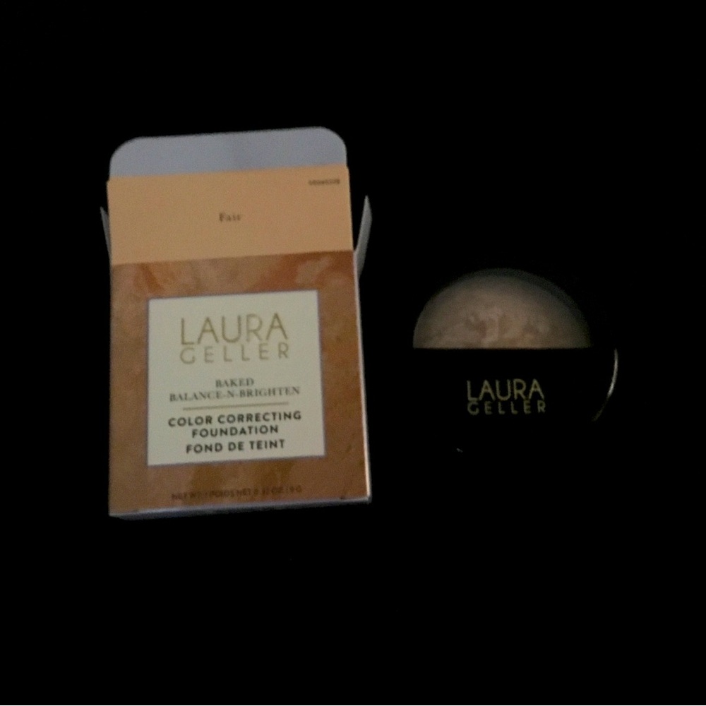 Laura Geller baked balance-brighten color correcting foundation, NEW